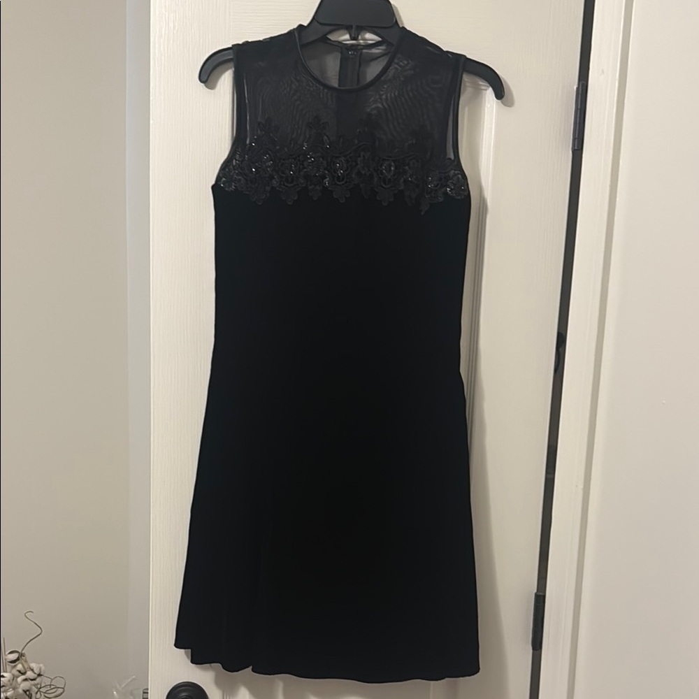 Scott McClintock Black Sheath Mini Dress